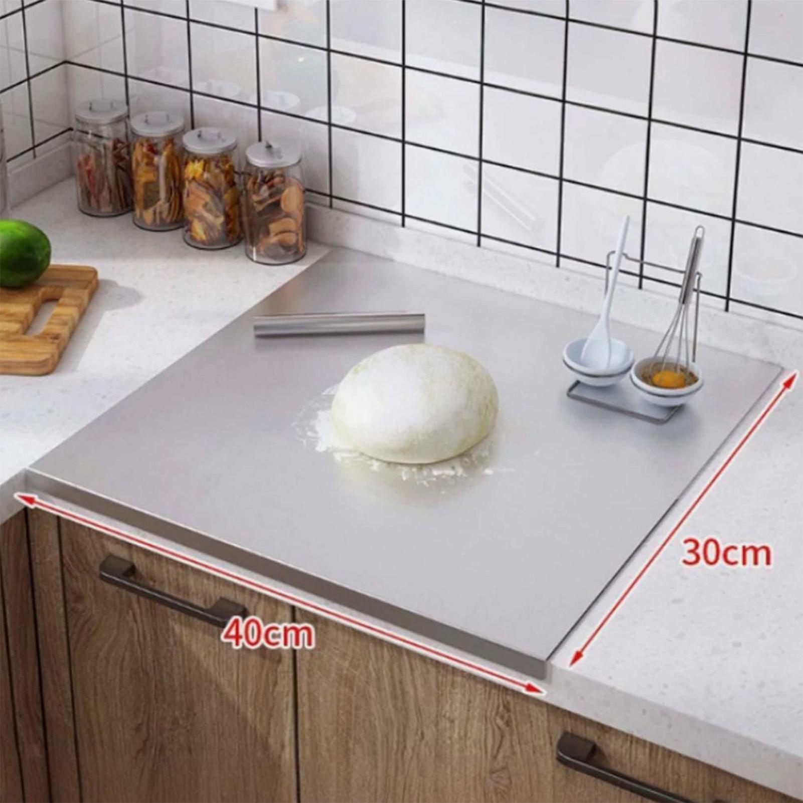 Meal Prep Usa - Stainless Steel Cutting Board Nonstick Double-Sided