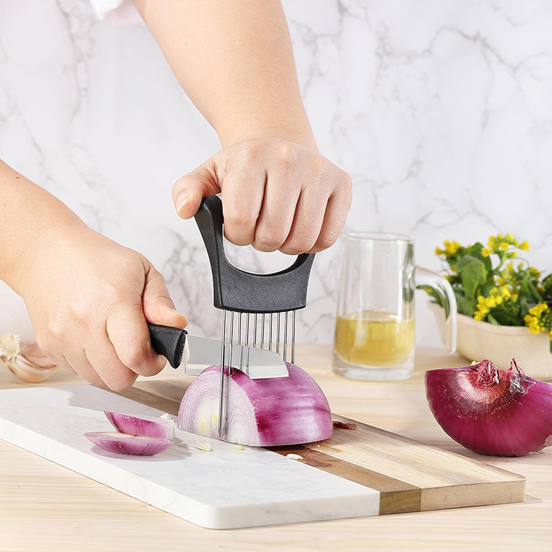 Stainless Steel Onion Slicer H - огляд і ціна Onion Holder Slicer