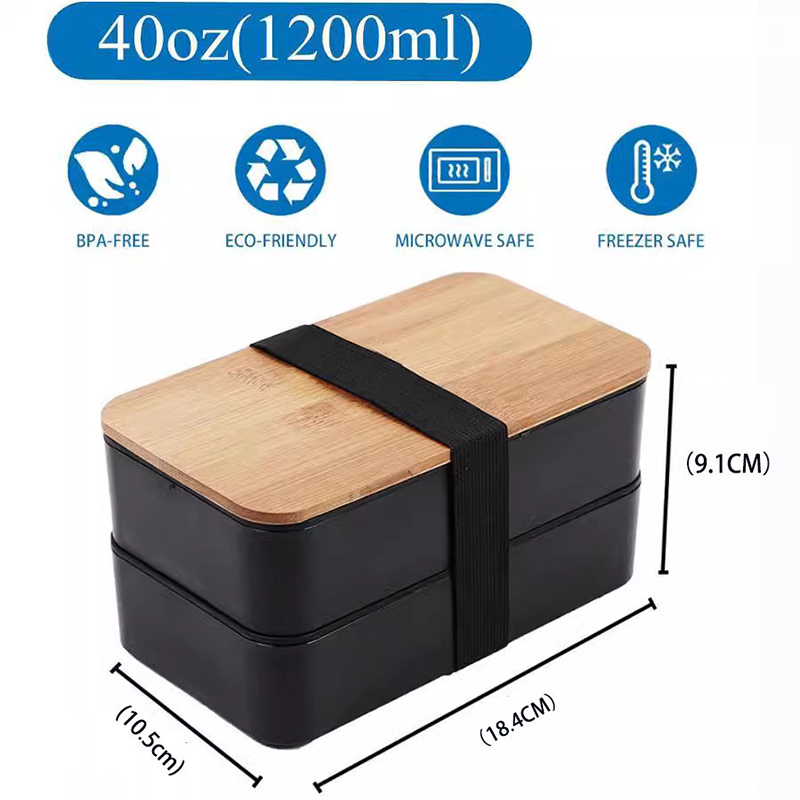 Stackable Bento Box with Utens - огляд і ціна Meal Prep Fit