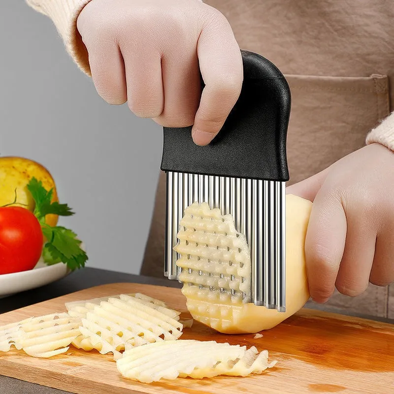 Stainless Steel Potato Chip Sl - огляд і ціна Onion Holder Slicer