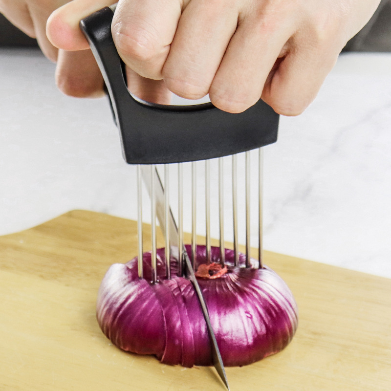 1Pc Steel Onion Needle with Cu - огляд і ціна Onion Holder Slicer