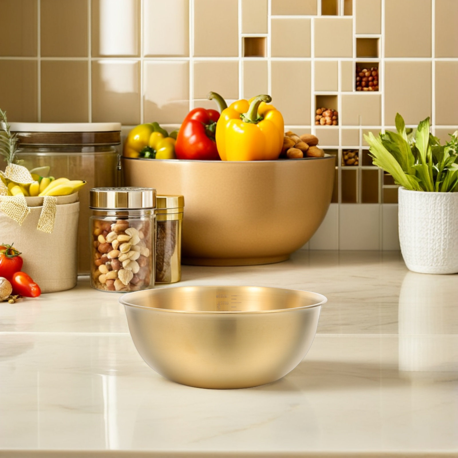 2100Ml Stainless Steel Mixing  - огляд і ціна Meal Prep Usa