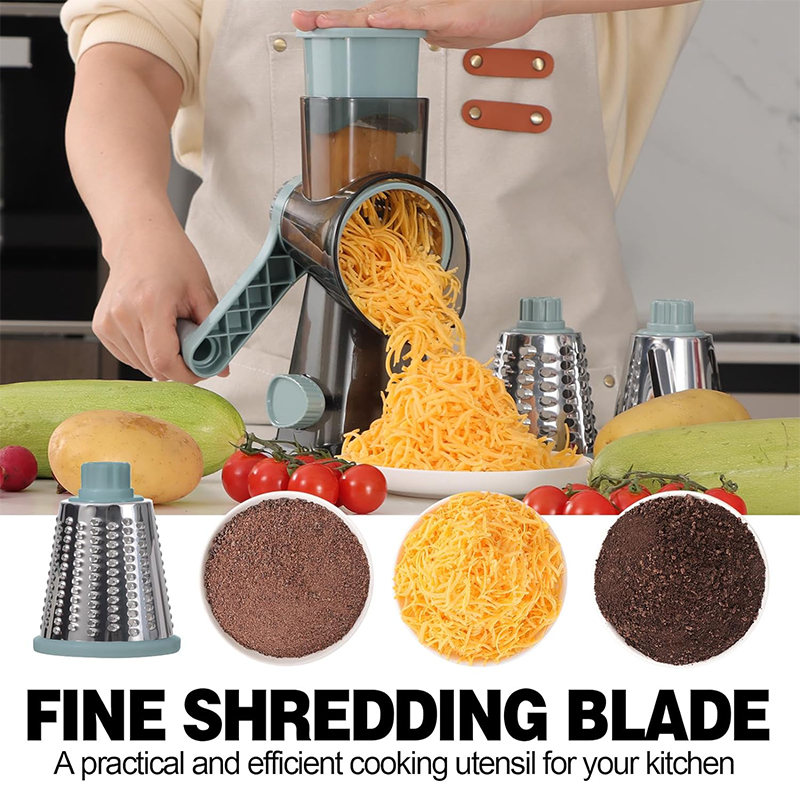 LMETJMA 3 in 1 Rotary Cheese G - огляд і ціна Onion Holder Slicer