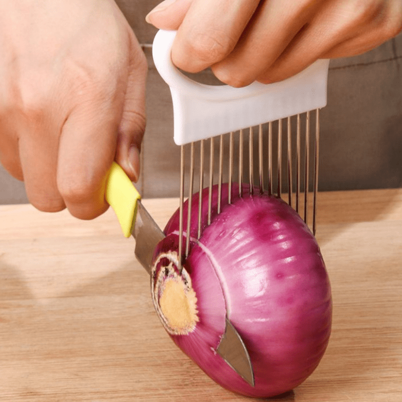 1/4PC Stainless Steel Onion Ne - огляд і ціна Onion Holder Slicer
