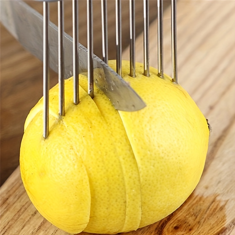 1/4PC Stainless Steel Onion Ne - огляд і ціна Onion Holder Slicer
