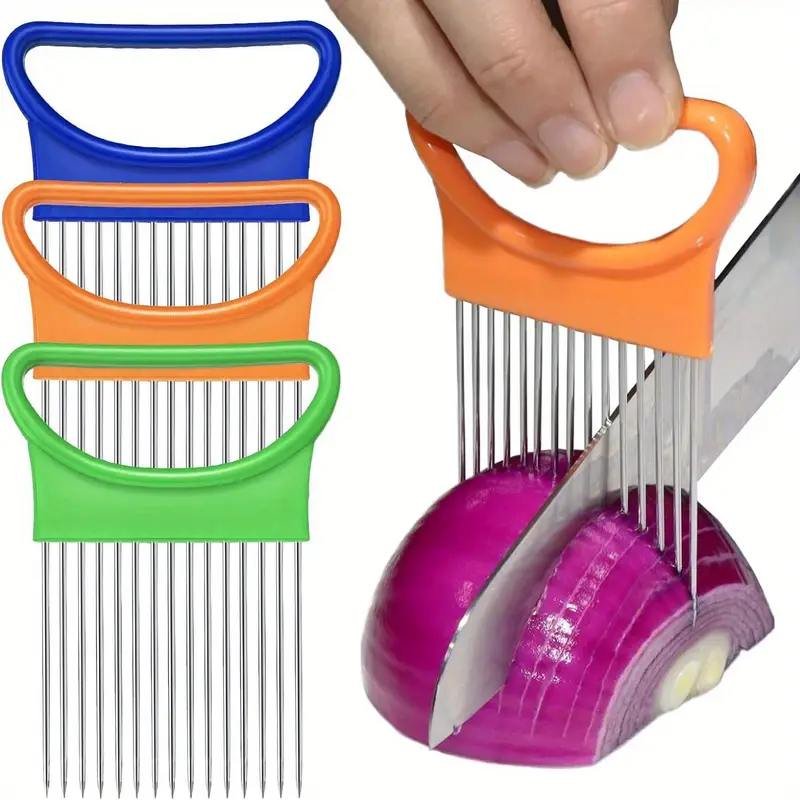4-in-1 Kitchen Pin Magic Onion - огляд і ціна Onion Holder Slicer