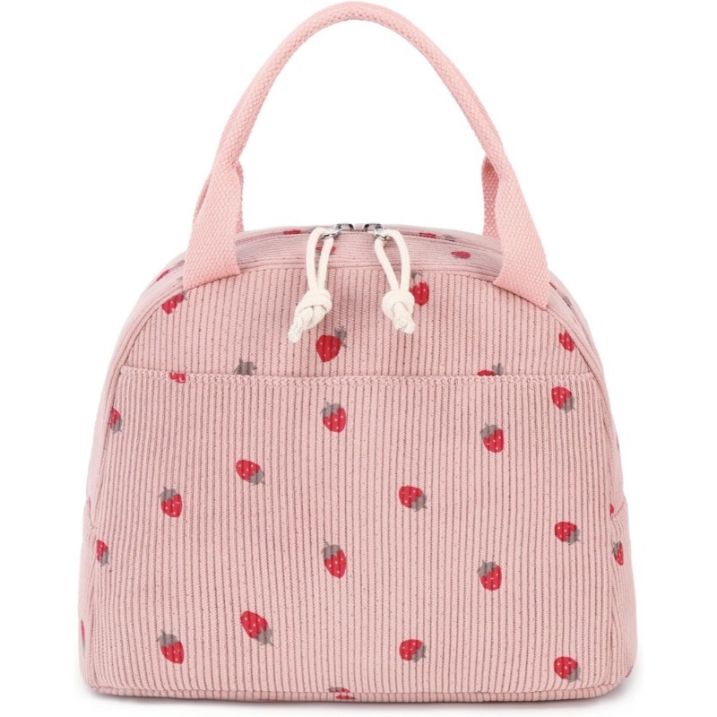 Cute Corduroy Lunch Bag for Wo - огляд і ціна Meal Prep Fit