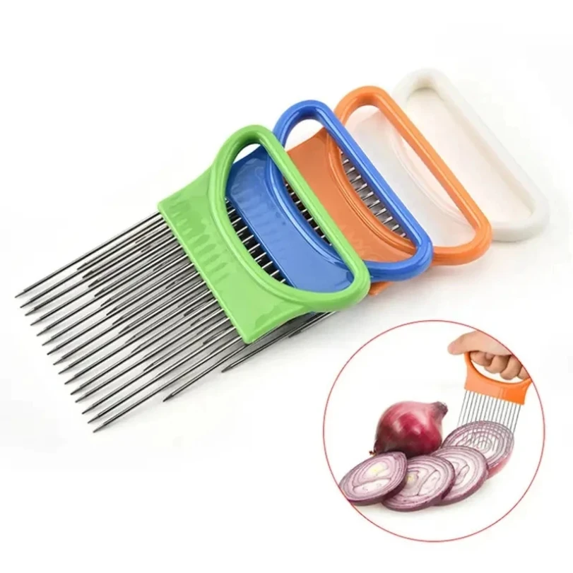 Kitchen Gadgets Stainless Stee - огляд і ціна Onion Holder Slicer