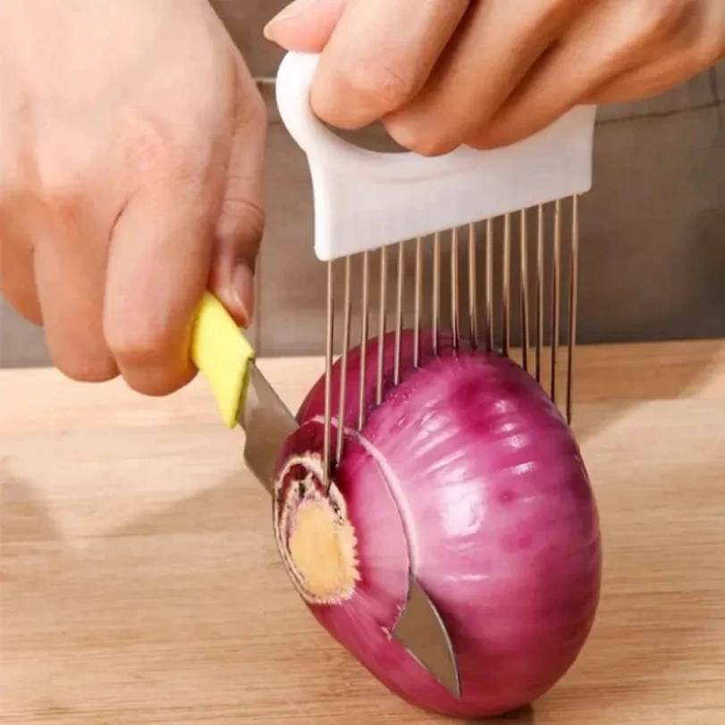 Kitchen Gadgets Stainless Stee - огляд і ціна Onion Holder Slicer