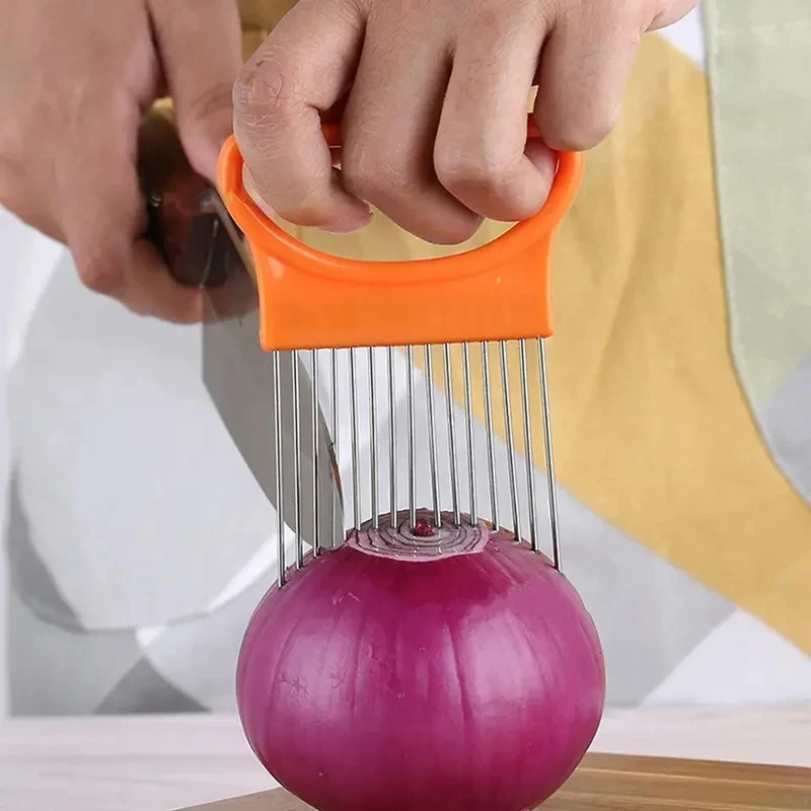 Kitchen Gadgets Stainless Stee - огляд і ціна Onion Holder Slicer