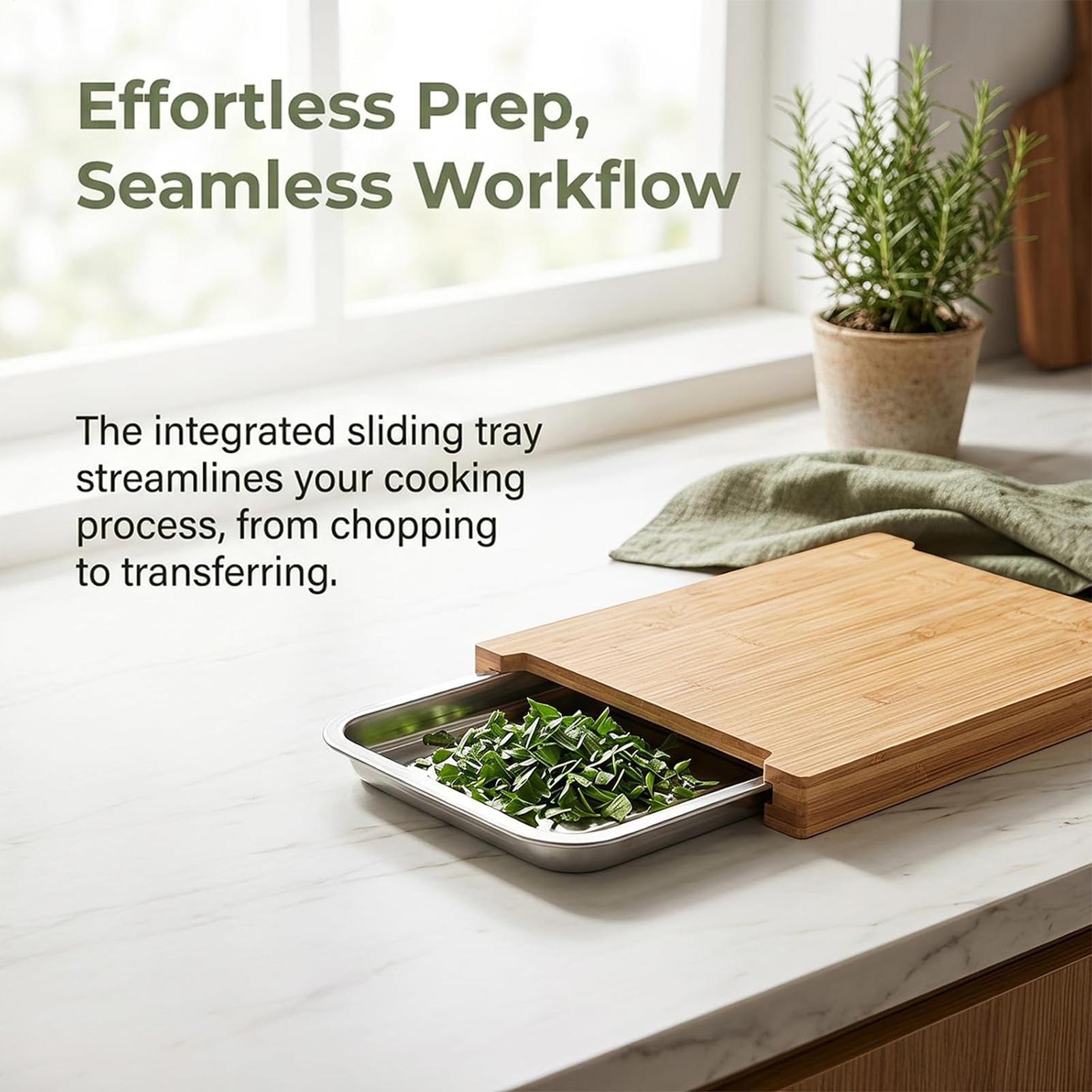 Wooden Cutting Board Non-Slip  - огляд і ціна Meal Prep Usa