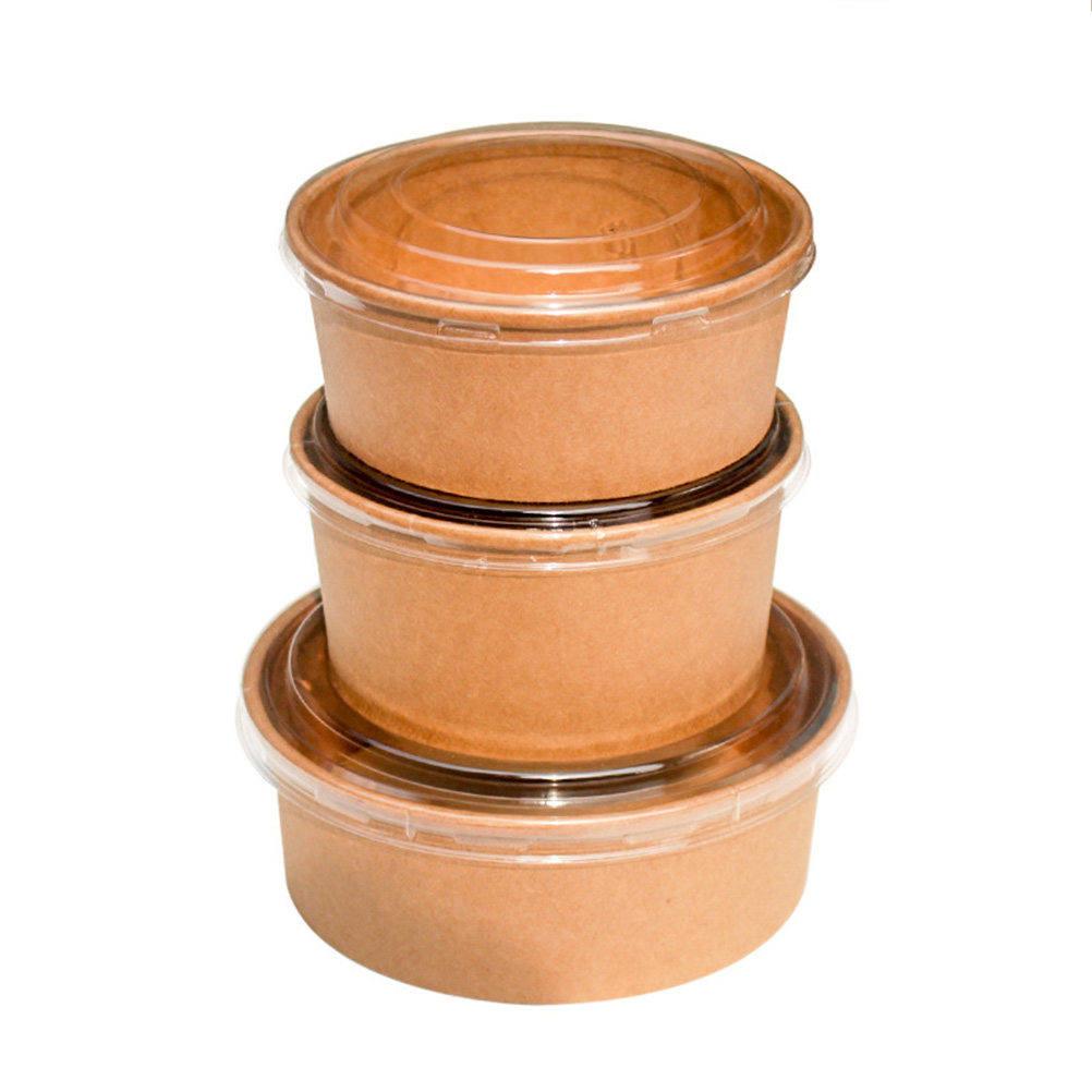 20Pcs Kraft Paper Bowls Leakpr - огляд і ціна Meal Prep Usa