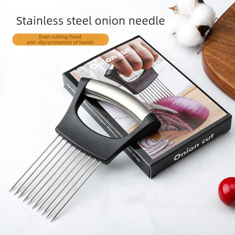 For Stainless Steel Onion Slic - огляд і ціна Onion Holder Slicer