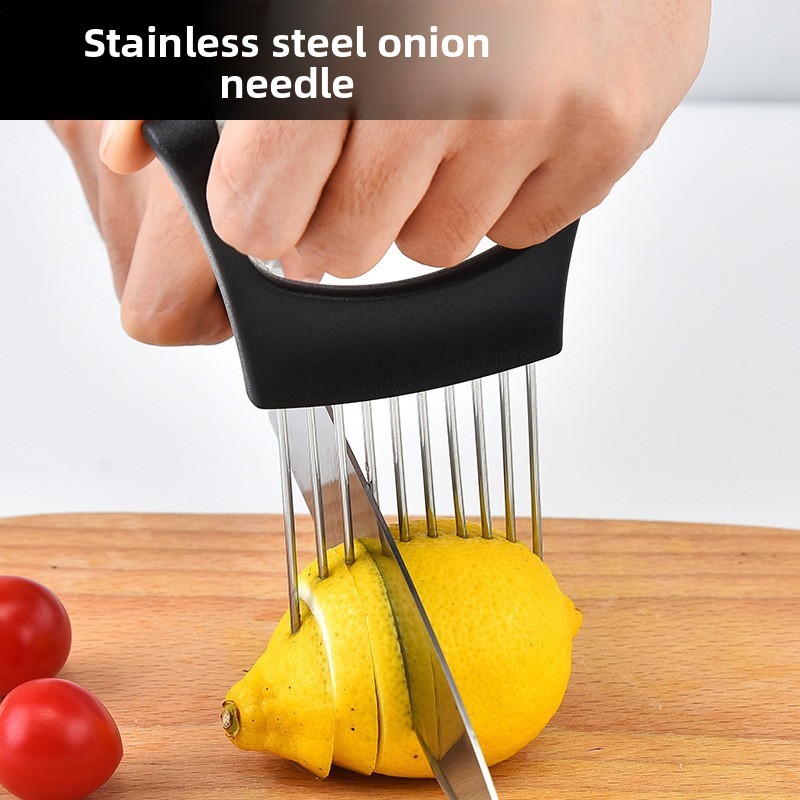 For Stainless Steel Onion Slic - огляд і ціна Onion Holder Slicer