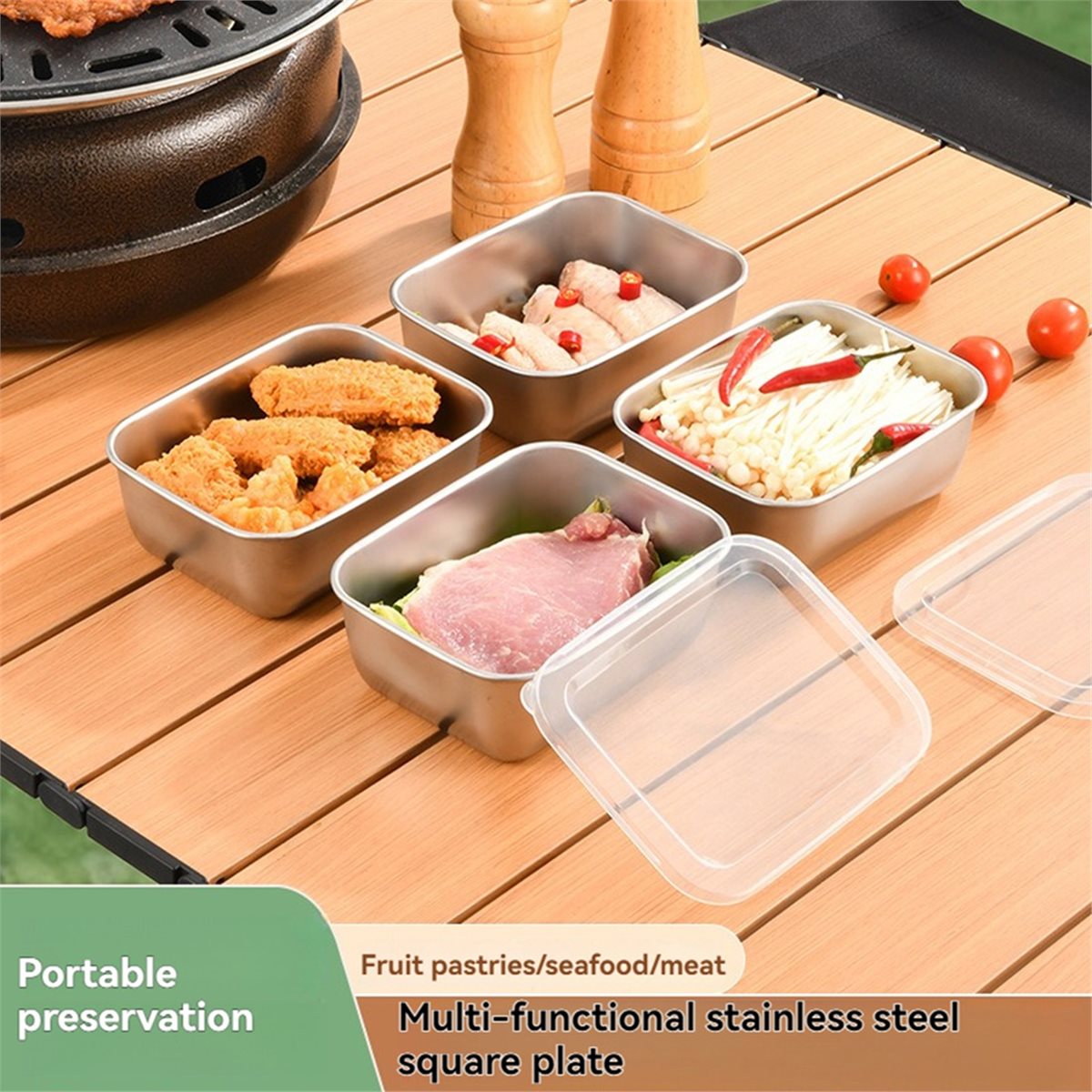 【AT48】 NEW Stackable Food Stor - огляд і ціна Meal Prep Fit