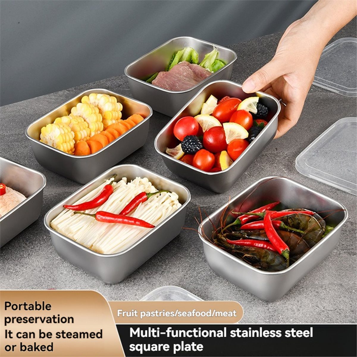 【AT48】 NEW Stackable Food Stor - огляд і ціна Meal Prep Fit
