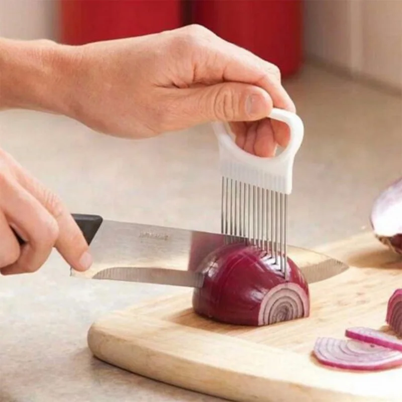 Effortlessly Slice Onions with - огляд і ціна Onion Holder Slicer