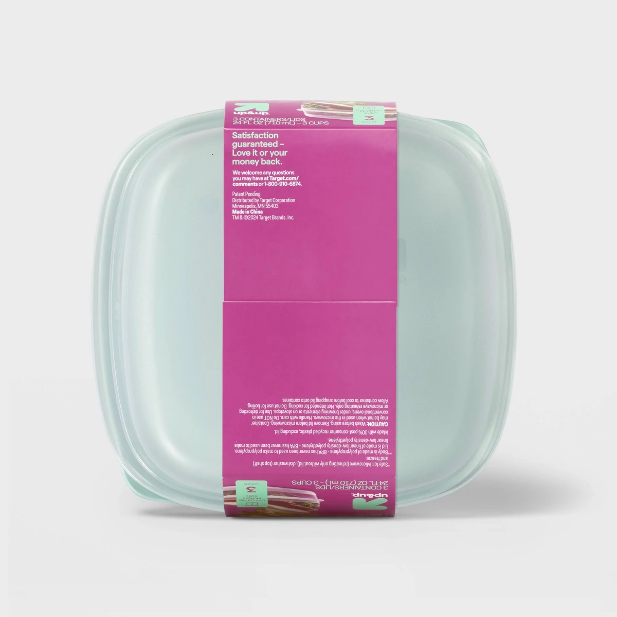 2026 New 3 Pack 24oz Square Fo - огляд і ціна Meal Prep Fit